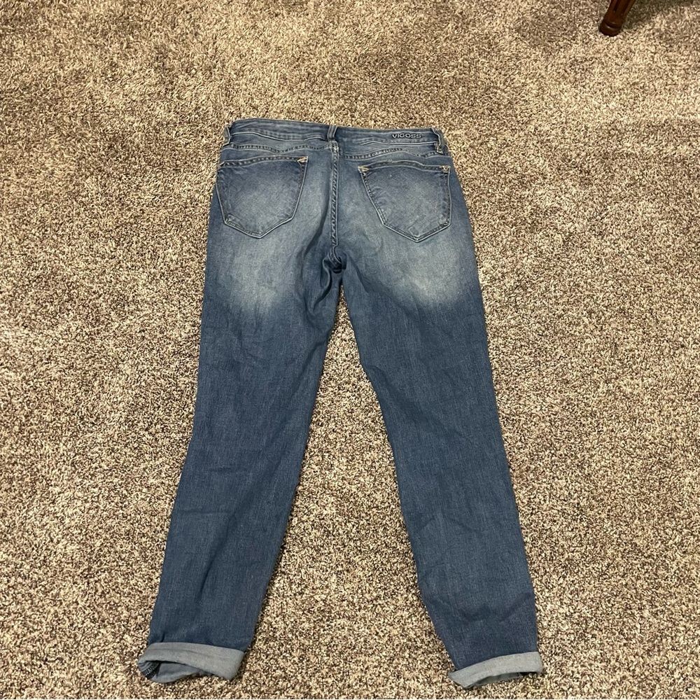 Vigoss Thompson Tomboy cut Blue Denim Jeans. Item # 11172